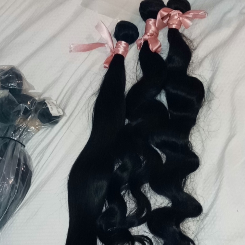 100% human hair.(limited amount left
